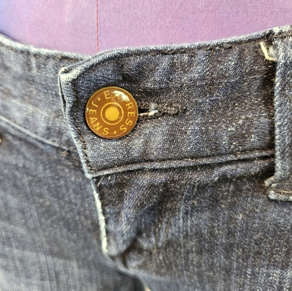 Express Zelda Dark Wash Denim Distressed Skinny Jeans Size 2 Short Women's - Picture 4 of 13